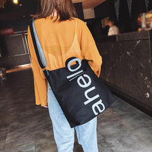 Load image into Gallery viewer, Fashion Women Letter Canvas Messenger Bag Shoulder Bag Hand Bag Travel Bag