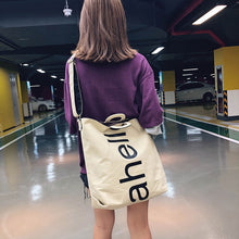 Load image into Gallery viewer, Fashion Women Letter Canvas Messenger Bag Shoulder Bag Hand Bag Travel Bag